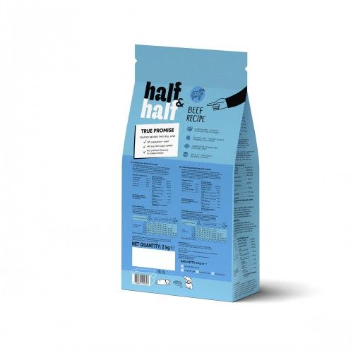 Сухий корм Half&Half для цуценят усіх порід, із яловичиною, 2 кг 1111175734 фото