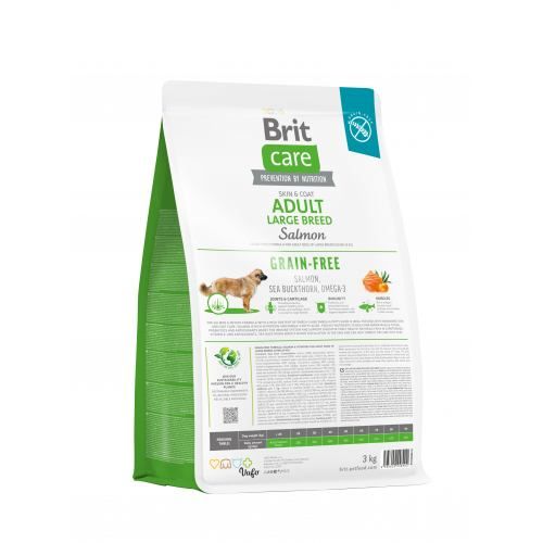 Сухий корм Brit Care Dog Grain-free Adult Large Breed для собак великих порід, беззерновий з лососем, 3 кг 1111173383 фото