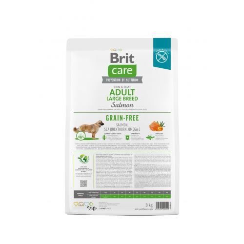 Сухий корм Brit Care Dog Grain-free Adult Large Breed для собак великих порід, беззерновий з лососем, 3 кг 1111173383 фото