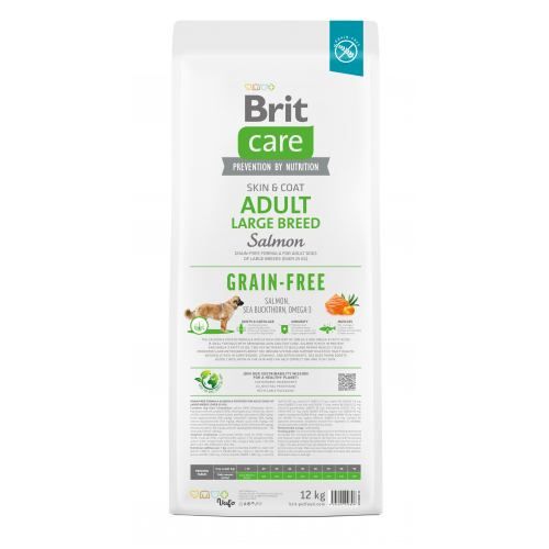 Сухий корм Brit Care Dog Grain-free Adult Large Breed для собак великих порід, беззерновий з лососем, 12 кг 1111173384 фото