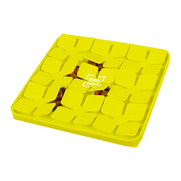 Килимок для пошуку корму WAUDOG Silicone, 205х205х17 мм, жовтий 61886 фото