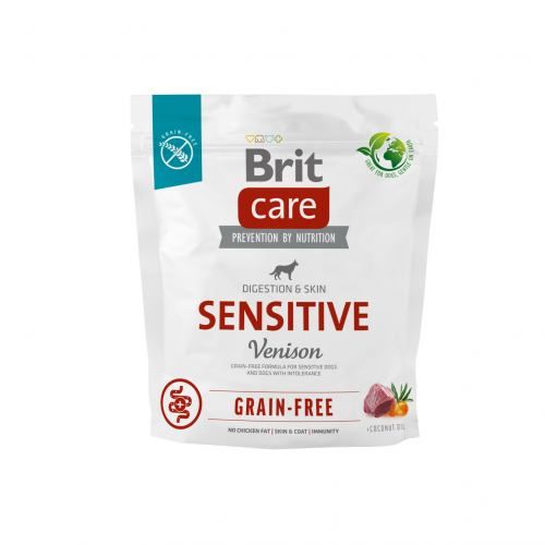 Сухий корм Brit Care Dog Grain-free Sensitive для собак з чутливим травленням, беззерновий з олениною, 1 кг 1111173388 фото