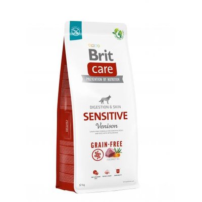 Сухий корм Brit Care Dog Grain-free Sensitive для собак з чутливим травленням, беззерновий з олениною, 12 кг 1111173390 фото