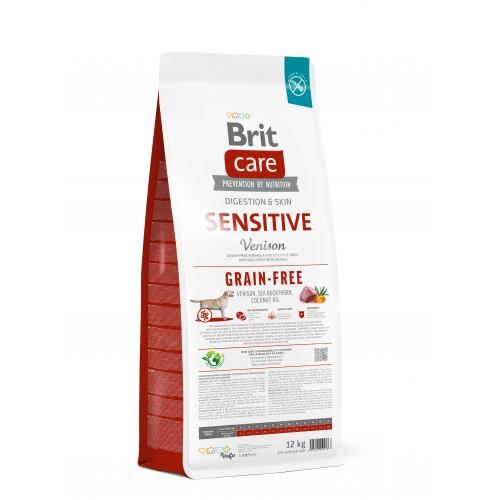 Сухий корм Brit Care Dog Grain-free Sensitive для собак з чутливим травленням, беззерновий з олениною, 12 кг 1111173390 фото