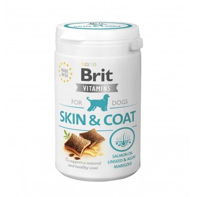 Вітаміни для собак Brit Vitamins Skin and Coat для шкіри і шерсті, 150 г 1111174819 фото