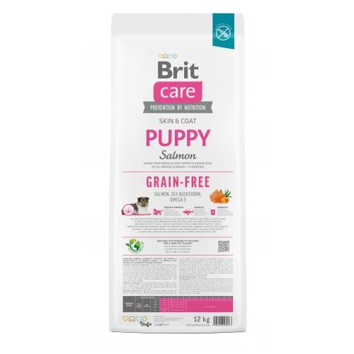 Сухий корм Brit Care Dog Grain-free Puppy для цуценят, беззерновий з лососем, 12 кг 1111173376 фото