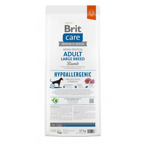 Сухий корм Brit Care Dog Hypoallergenic Adult Large Breed для собак великих порід, гіпоалергенний з ягням, 12 кг 1111173368 фото